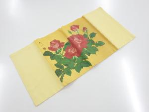 リサイクル　薔薇模様卓布